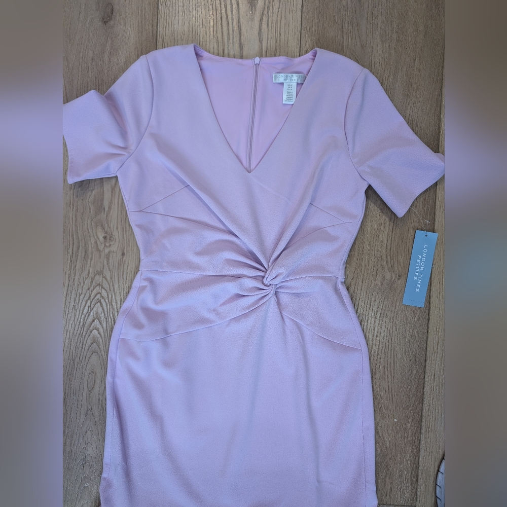 London times petite lavender dress - Picture 10 of 10